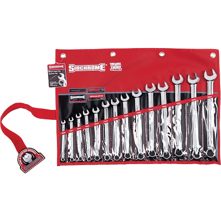 SIDCHROME SPANNER SET RING & OPEN END MET 14PC 